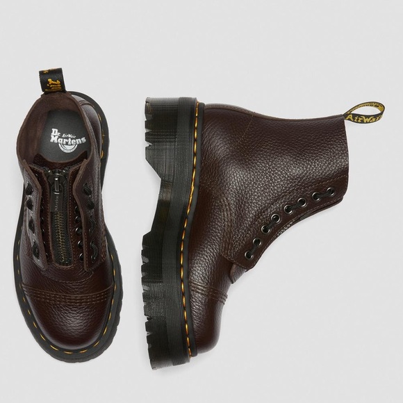 Dr. Martens Shoes - Doc Martins Sinclair Milled Nappa Leather Platform Boots